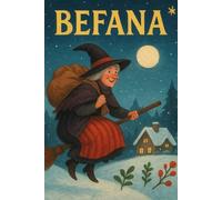 Taccuino della befana: Quaderno a pagine bianche con tema natalizio e invernale