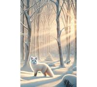 Taccuino Quieto Inverno, Peaceful Winter - Righe - 100 Pagine / 50 Fogli - Appunti, Promemoria, Planner, Blocco Note, Notebook - Elegante e raffinato