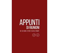 Taccuino riunioni divertente - "Appunti di riunioni in cui non stavo ascoltando" - Idea Regalo Colleghi Originale e Simpatica