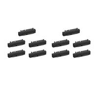 Tacdas 10 Uds SFF-8482 SAS Hembra A Macho 15 Pines Cabezal Curvo Adaptador de Ángulo de 90 Grados Convertidor para Cable de Placa Base