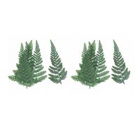 Tacdas 120 Uds. de Herbario de Helecho Verde Seco para Joyería DIY, Postal, Tarjeta de Invitación, para Teléfono, Hojas de Pennisetum