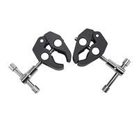 Tacdas 2 Paquetes Abrazadera de Cangrejo Fotografía con /1/4&3/8 Pulgada Varilla Alicates para Cámaras Rig de DSLR,Varillas de 15mm,Luces,Paraguas, Estantes, Placa de Vidrio