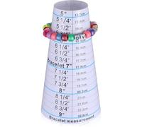 Tacdas 2 Pcs Mandril para Pulseras y Herramienta de Medición de Tamaño de Pulseras, Herramienta de Medición de Tamaño de Muñeca para Joyería, Collar.