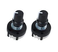 Tacdas 2X 3P4T 3 4 Posiciones Interruptor giratorio de banda de oblea simple con perilla