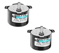 Tacdas 2X 50Ktyz Ac220V 10W 0.5A 2.5R / Min Iman Permanente Motor Sincrono Motor De Reduccion De Engranaje Ac Cw/Ccw