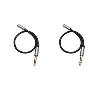 Tacdas 2X Adaptador de Audio 6,35 mm 1/4 Macho una 3,5 mm 1/8 Hembra Estéreo Jack para Amplificadores, Guitarra, Teclado, Piano, Cine en Casa 150 Cm