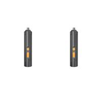 Tacdas 2X Destornillador Eléctrico Pequeño Inalámbrico USB, Minitaladro Manual, Destornillador Eléctrico, Juego de Herramientas para el Hogar, Herramientas de Reparación del Hogar