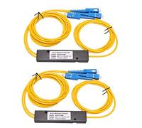 Tacdas 2X Ftth SC UPC 1X2 PLC Separador Óptico De Fibra Óptica Monomodo Fbt Acoplador Óptico
