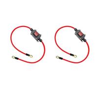 Tacdas 2X Interruptor de Cableado en Línea de 12 V CC, Interruptor de Cableado Doble Lado DPST de 12-24V CC, 25A, IP65, con Interruptor de Conexión/Desconexión Rápida de Encendido/Apagado