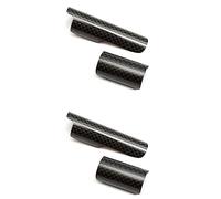 Tacdas 2X Pegatina Engomada de Protección de La Cadena de Fibra de Carbono Pegatina Protectora de La Horquilla Trasera de La Bicicleta Plegable