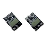 Tacdas 2X Placa de Circuito de Walkie Talkie FM Placa Receptora FM Transmisor y Receptor FM Multifunción 7 Frecuencias 27-480 MHz DC3.3-6 V