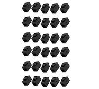 Tacdas 30 Piezas Conector RJ45 Jack Cat6 Acoplador de Extensión Red Ethernet LAN Cat 6 Acoplador Conectores Extender Adaptador, Negro