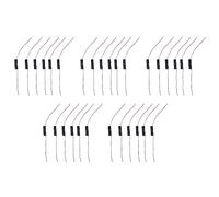 Tacdas 30Pcs Cable Conector 1.5V AAA Bateria Soporte Plastico Caso Almacenamiento Caja Negro