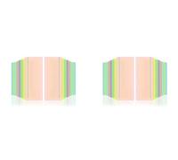 Tacdas 32 Piezas de Tiras de Resaltado de Lectura Guiada, Superposiciones de Colores, Marcapáginas, Reglas de Seguimiento de Lectura con Línea para Dislexia, TDAH