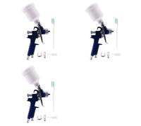 Tacdas 3Conjunto 1,0 mm HVLP Profesional Boquilla H-2000 Pistola de Pulverizacion de Pintura Mini Aire Pistolas para Pintura del Aerografo Aerografo Coche