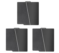 Tacdas 3Conjunto Placa de Construcción de Doble Cara Pei Negra de 257 X 257 mm para A1/X1C/X1/X1E/P1P/P1S, Placa Pei y Texturizada