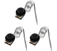 Tacdas 3X 1NC 1NO AC 250V/380V 16A 0-40C Termostato Capilar Interruptor de Control de Temperatura