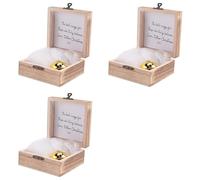 Tacdas 3X Campana Mágica de Fe Navideña, Campana Mágica de Fe de Recuerdo Navideño, Recuerdo de Decoración del Hogar del Árbol de Navidad Dorado