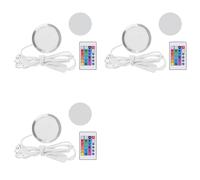 Tacdas 3X Modelo de Impresión 3D Luz LED LED Kit de Luz LED Ajustable Multicolor LED DIY Sin Carcasa de Lámpara
