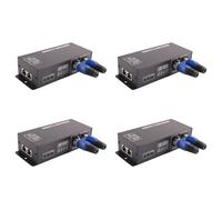 Tacdas 4X Decodificador de Pantalla Digital 512, Controlador de Atenuación Controlador Dmx512 para Luz de Tira de Cinta LED Rgbw Rj45 Dc12-24V 20A (4 Canales)