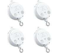 Tacdas 4X Motor Móvil de Cuna Caja de Música para Bebés Spinner con 3 Modos Volumen Ajustable 12 Canciones de Cuna Apagado Automático Después de 30 Minutos