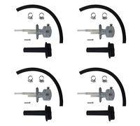 Tacdas 4X - Petcock Assy y Palanca para ATV Grizzly 350 660 Bruin 350 YFM350 YFM660 5KM-24500-10-00,