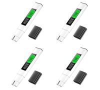 Tacdas 4X Probador de Calidad del Agua TDS Kit de Prueba de Agua Digital de Alta Precisión para Agua Potable Probador de Agua Integrado