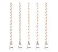 Tacdas 5 Piezas Estacas de Plantas de Electrocultivo Estacas Largas de Cobre para Plantas de JardíN Antenas de Bobina de Cobre de Electrocultivo para JardíN en Crecimiento