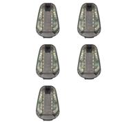 Tacdas 5X Casco Luz de Baliza de Supervivencia Casco Luz Estroboscópica Seguridad Supervivencia Linterna IR Luz de Señal Impermeable con Cinta Mágica D