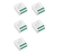 Tacdas 5X Interruptor Inteligente TUYA MiNi 16A, Versión Sin Medidor, Interruptor Inteligente Wifi, Control por Voz, Módulo de Relé de Luz para Automatización del Hogar