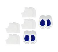 Tacdas 6 Pares Almohadillas InsercióN Fascitis Plantar, Almohadillas Gel, Almohadillas Silicona para ProteccióN TalóN,Adecuadas para Fascitis Plantar,Tendinitis Aquiles y Dolor TalóN