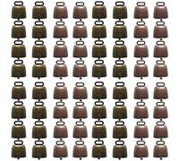 Tacdas 64 Piezas Vaca Caballo Oveja Pastando Campanas de Cobre Pequeñas Campanas de Latón Ganado Cabra Granja Campana Ruidosa Larga Distancia Caballo Campanas de Hierro
