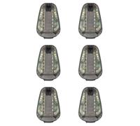 Tacdas 6X Casco Luz de Baliza de Supervivencia Casco Luz Estroboscópica Seguridad Supervivencia Linterna IR Luz de Señal Impermeable con Cinta Mágica D