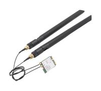 Tacdas 9560NGW WiFi Card+2XAntenna 1730Mbps Wireless AC 9560 2.4G+5G BT 5.0 802.11Ac M.2 CNVI 9560NGW Wireless Adapter