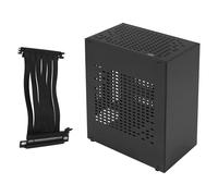 Tacdas A07 Mini ITX Carcasa para Computadora Chasis HTPC Carcasa de Host Carcasa USB3.0 ITX con Cable de ExtensióN para Tarjeta GráFica (A)