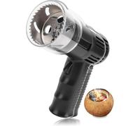 Tacdas Abridor de Cocos Automático, Juego de Herramientas para Abrir Cocos, Perforador de Cocos de Acero, Herramienta Eléctrica para Abrir Cocos.