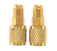 Tacdas Adaptador R410A Acopladores RáPidos Hembra SAE de 5/16 de Pulgada a Bengala Macho SAE de 1/4 de Pulgada, Utilizado para Mini Dividido, Acondicionadores de Aire, Tipo Recto