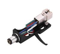 Tacdas Aguja de Cartucho con Cabezal Giratorio 4 Contactos de Clavija para Tocadiscos FonóGrafo GramóFono LP Aguja de Vinilo