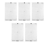 Tacdas Alfombrilla Adhesiva de Repuesto de Corte de 15 Piezas Con Rejilla de Medición de 8 Por 12 Pulgadas para la Máquina Plotter Explore Cameo de Silhouette