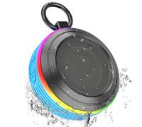 Tacdas Altavoz Bluetooth Impermeable Baño Radio FM Subwoofer Portátil Al Aire Libre Deportes Altavoz Centro de Música de Cine en Casa