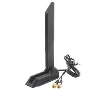 Tacdas Antena Externa WiFi 6 6E Tribanda de 6 GHz, 5,8 GHz y 2,4 GHz con Base Magnética de Repuesto para PC de Escritorio.