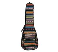 Tacdas Bolsa para Ukelele de Concierto de 23 Pulgadas, Suave, Gruesa y Acolchada de Algodón con Correas Ajustables.