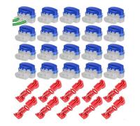 Tacdas Conector de Cable de Plástico 10 Abrazaderas de Conexión Conjunto de Conectores de Cable en Forma de T de 314 20 Pcs para Robótica para Cortacésped para Cortadora de Césped