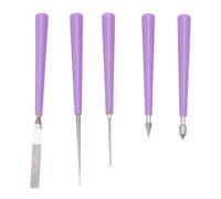 Tacdas Conjunto de Escariador de Cuentas 5 Piezas Escariador de Perlas con Punta de Diamante Herramienta de Ampliación de Orificios de Abalorios para Vidrio Plástico Metal Madera Cuentas