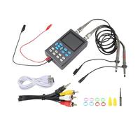 Tacdas DSO2512G Osciloscopio Digital con 2 Canales Generador de Señal de de Banda de 120 Mhz Frecuencia de Muestreo de 500 /S, Pantalla de 2,8 Pulgadas