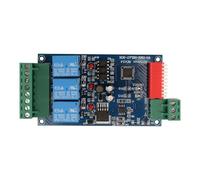 Tacdas Kit de interruptor de relé controlado DMX512 de 3 canales, 5 A, convertidor de intensidad