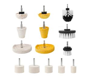 Tacdas Kit de Pulido de Ruedas de Aluminio para Taladro, Rueda Pulidora para Coche, Motocicleta, Colector de Llantas, Pulido para Madera, 14 Uds.