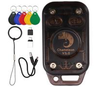 Tacdas Lector de Chip Inteligente RFID Chameleon V3.0 + 5XUID, Emulador de Tarjetas Inteligentes, ID IC, 125K, 13,56 M, Copiador de Etiquetas, Lector y Escritor NFC.