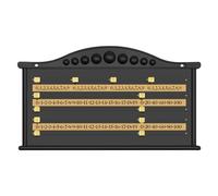 Tacdas Marcador de Billar Snooker Grabador de Puntaje NúMero de CáLculo Tablero de GrabacióN del Juego del Club de Billar Accesorios de Billar