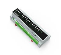 Tacdas Módulo de Interruptor de Relé Tuya Smart WiFi de 16 Canales, Módulo de Control de Encendido y Apagado, Módulo de Alimentación de Corriente Débil de Nodo Seco Saas